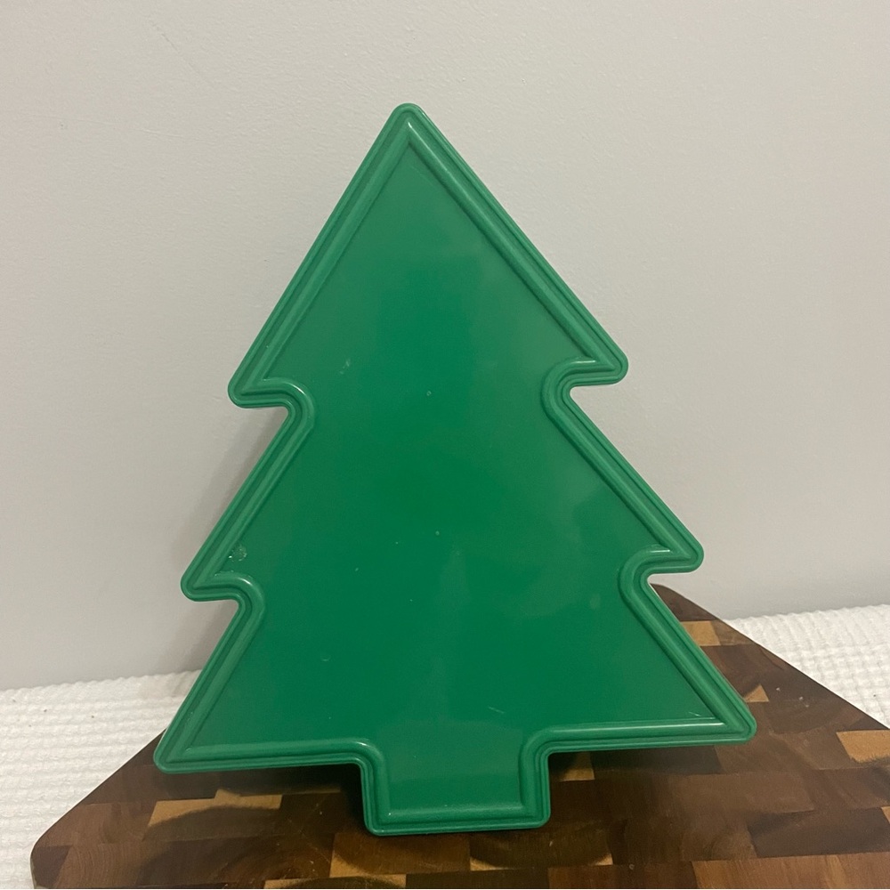 Christmas Tree Plastic Container